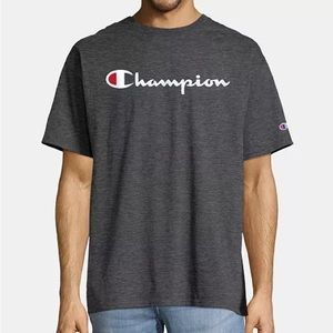 CHAMPION Men’s Script Logo T-Shirt, NWOT